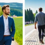 시골과 평균수명 - **Image Prompt: Urban Dynamics vs. Rural Serenity**
    *   **Description:** A diptych showcasing tw...